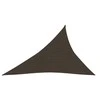 Uždanga nuo saulės, rudos spalvos, 3x4x5m, HDPE, 160g/m²