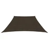 Uždanga nuo saulės, rudos spalvos, 4/5x3m, HDPE, 160g/m²