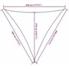 Uždanga nuo saulės, rudos spalvos, 4,5x4,5x4,5m, HDPE, 160g/m²