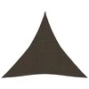 Uždanga nuo saulės, rudos spalvos, 5x5x5m, HDPE, 160g/m²