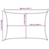 Uždanga nuo saulės, smėlio spalvos, 2x3m, HDPE, 160g/m²