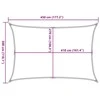 Uždanga nuo saulės, smėlio spalvos, 3x4,5m, HDPE, 160g/m²