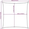 Uždanga nuo saulės, smėlio spalvos, 4,5x4,5m, HDPE, 160g/m²