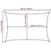 Uždanga nuo saulės, smėlio spalvos, 4x5m, HDPE, 160g/m²