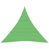 Uždanga nuo saulės, šviesiai žalia, 3,6x3,6x3,6m, HDPE, 160g/m²