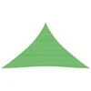 Uždanga nuo saulės, šviesiai žalia, 3x3x4,2m, HDPE, 160g/m²