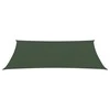 Burė nuo saulės, tamsiai žalios spalvos, 2,5x5m, HDPE, 160g/m²