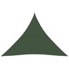Uždanga nuo saulės, tamsiai žalia, 3x3x3m, HDPE, 160g/m²