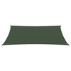 Uždanga nuo saulės, tamsiai žalios spalvos, 2x4m, HDPE, 160g/m²