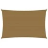 Uždanga nuo saulės, taupe spalvos, 2x4m, HDPE, 160g/m²