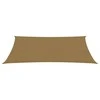 Uždanga nuo saulės, taupe spalvos, 2x4m, HDPE, 160g/m²