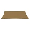 Uždanga nuo saulės, taupe spalvos, 2x5m, HDPE, 160g/m²