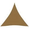 Uždanga nuo saulės, taupe spalvos, 3,6x3,6x3,6m, HDPE, 160g/m²