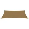 Uždanga nuo saulės, taupe spalvos, 3x5m, HDPE, 160g/m²