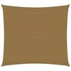 Uždanga nuo saulės, taupe spalvos, 4x4m, HDPE, 160g/m²