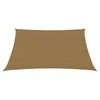 Uždanga nuo saulės, taupe spalvos, 4x4m, HDPE, 160g/m²