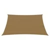Uždanga nuo saulės, taupe spalvos, 6x6m, HDPE, 160g/m²