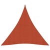 Uždanga nuo saulės, terakota, 4,5x4,5x4,5m, HDPE, 160g/m²