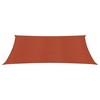 Uždanga nuo saulės, terakota spalvos, 2,5x3,5m, HDPE, 160g/m²