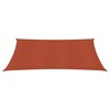 Uždanga nuo saulės, terakota spalvos, 2,5x4m, HDPE, 160g/m²