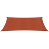 Uždanga nuo saulės, terakota spalvos, 2x3,5m, HDPE, 160g/m²