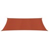 Uždanga nuo saulės, terakota spalvos, 2x5m, HDPE, 160g/m²