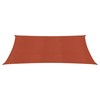 Uždanga nuo saulės, terakota spalvos, 3x4m, HDPE, 160g/m²