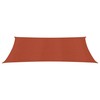 Uždanga nuo saulės, terakota spalvos, 5x8m, HDPE, 160g/m²