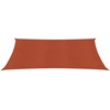 Uždanga nuo saulės, terakota spalvos, 6x8m, HDPE, 160g/m²
