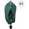 Uždangalai augalams su užtrauktukais, 2vnt., 1x1,55m, 70g/m²