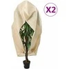 Uždangalai augalams su užtrauktukais, 2vnt., 3,93x3m, 70g/m²