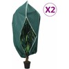 Uždangalai augalams su užtrauktukais, 2vnt., 3,93x3,5m, 70g/m²