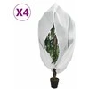 Uždangalai augalams su užtrauktukais, 4 vnt., 1,2x1,8 m, 70g/m²