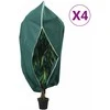 Uždangalai augalams su užtrauktukais, 4 vnt., 1,2x1,8 m, 70g/m²