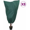 Uždangalai augalams su virvutėmis, 8vnt., 0,8x1m, 70g/m²