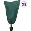 Uždangalai augalams su virvutėmis, 8vnt., 0,8x0,8m, 70g/m²
