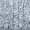Užuolaida nuo musių, balta ir pilka, 100x200cm šenilis
