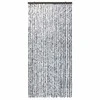 Užuolaida nuo musių, ruda ir smėlio, 100x200cm šenilis
