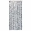 Užuolaida nuo musių, ruda ir smėlio, 100x230cm šenilis