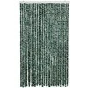 Užuolaida nuo musių, žalia ir balta, 118x220cm, šenilis