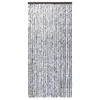 Užuolaida nuo vabzdžių, ruda ir kreminė, 100x220 cm, šenilis