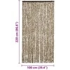Užuolaida nuo vabzdžių, smėlio ir ruda, 100x220cm šenilis