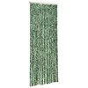 Užuolaida nuo vabzdžių, žalia ir balta, 56x185cm, šenilis