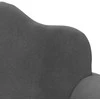 Vaikiška dvivietė sofa-lova, antracito, minkštas pliušas