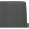 Vaikiška dvivietė sofa-lova, antracito, minkštas pliušas
