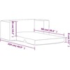 Vaikiška dvivietė sofa-lova, mėlynos spalvos, minkštas pliušas