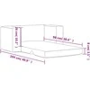 Vaikiška dvivietė sofa-lova, šviesiai pilka, minkštas pliušas