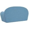 Vaikiška dvivietė sofa, mėlynos spalvos, minkštas pliušas