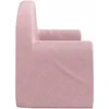 Vaikiška dvivietė sofa, rožinės spalvos, minkštas pliušas