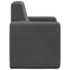 Vaikiška sofa, antracito spalvos, minkštas pliušas